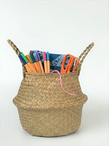 Belly baskets for storage