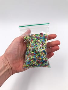 Multicolour gravel bag