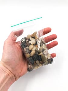 Mix colour Terrarium gravel in a bag