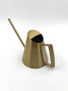 Small golden watering can for houseplants